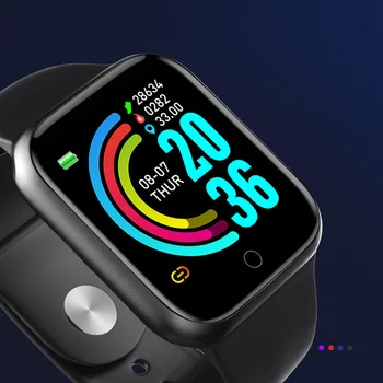 

Fitness Smartwatch Bluetooth 5.0 Activity Tracking Sport Watch with All-Day Heart Rate 15 Days Long Battery Life IP68 Waterproof