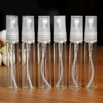 

12PCS Mini 5ml Glass Refillable Perfume Empty Bottle Hot Atomizer Spray Pum
