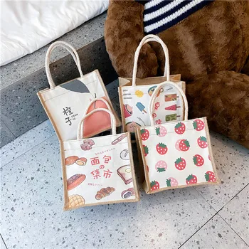 

Canvas Bag Women's Bag 2020 Summer New Fashionable Korean Style All-match Messenger Bag Handbag Girls' Small Cloth Bag