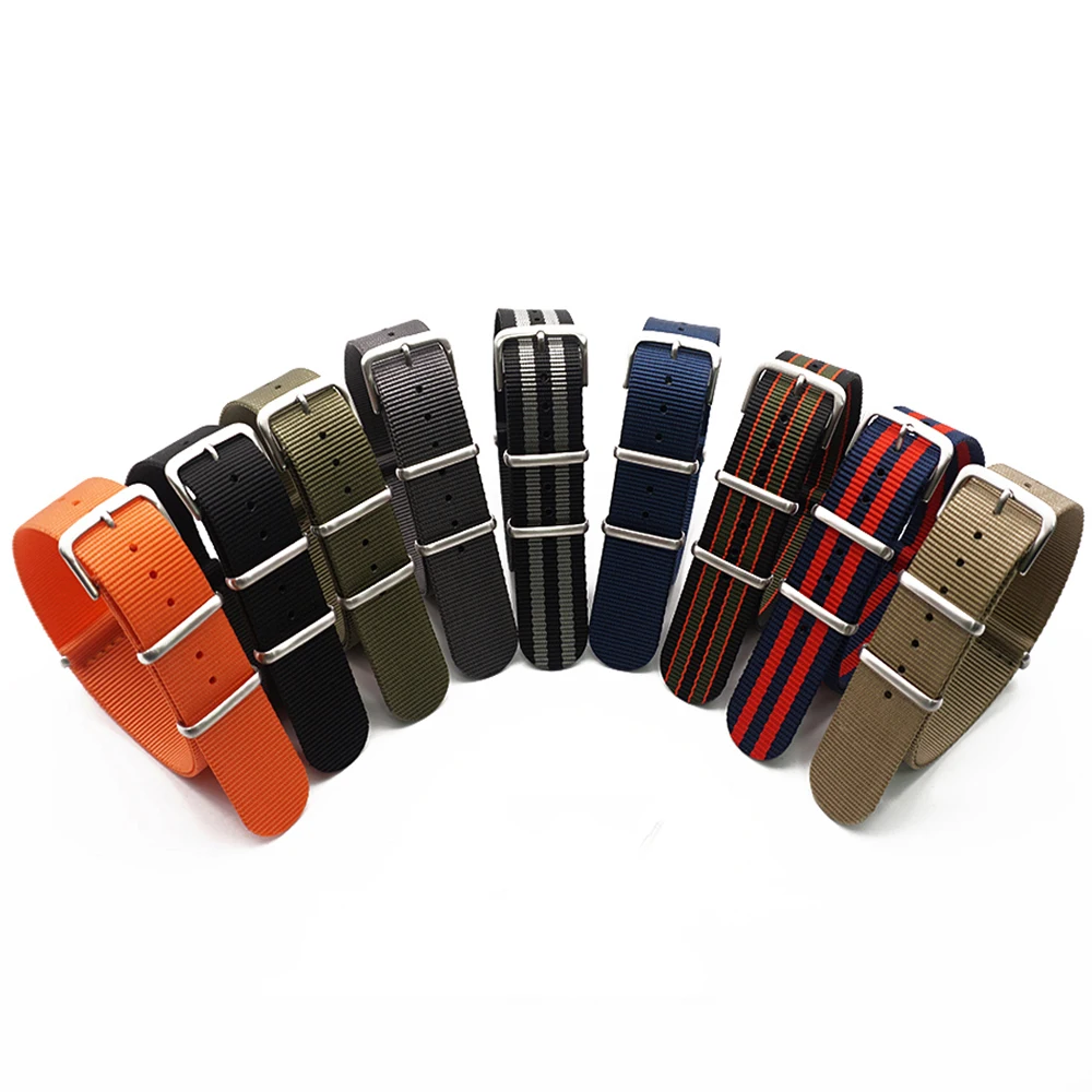 20mm 22mm Watch Band Nylon Nato Strap 