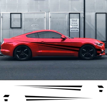 

2pcs Car Sticker Long Side Stripe Decals Car Tuning Accessories Auto Vinyl Wrap DIY Decoration Sticker Car Racing Sports Styling