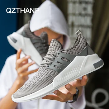 

Popular hot sale Men new Spring Breathable Mesh male fashion causal shoes for men Rubber Black Light Weight shoeRunning Shoes