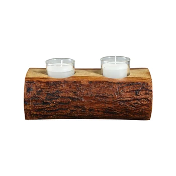 

Wooden Candle Holder for Tea Lights Stylish Wooden Candlestick Geometric Large Decorative Candles Class Bestselling GG50zt