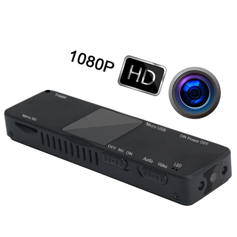 Мини камера Pen 1080P Инфракрасная подсветка ночное видение видеокамера Запись DVR DV Аудио Видео Micro|Компактные