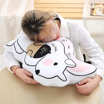 

Sofa pillow cushion cartoon image can be removed and washed cute plush waist pillow fabric backrest gift