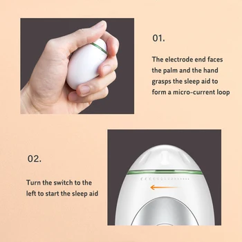 Intelligent Sleep Aid Device Hand-held Sleeping Instrument USB Charging Sleep Hold Instrument Microcurrent Relax Pressure Relief 6