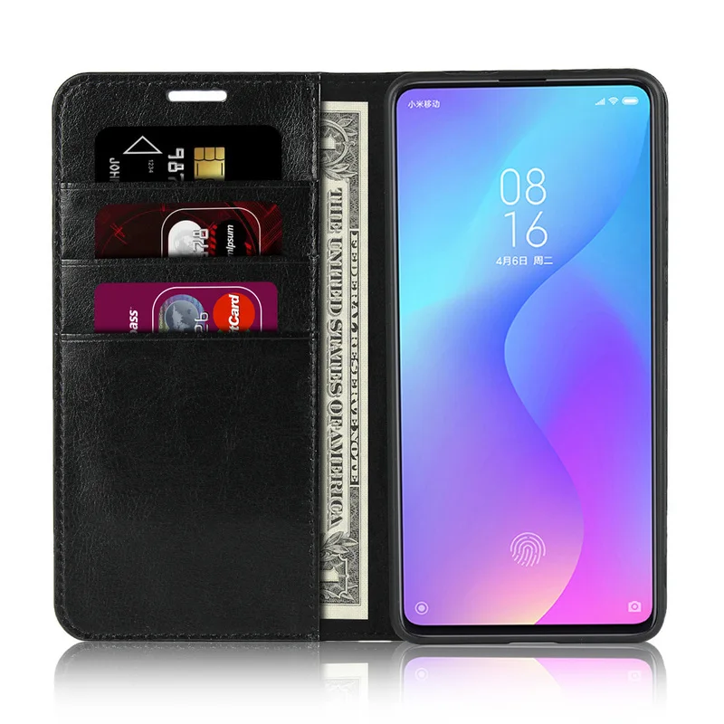 Чехол для телефона Xiaomi Redmi K20, чехол для телефона, флип-кошелек, роскошный бизнес, натуральная кожа для Xiaomi Redmi K 20, книга Fundas