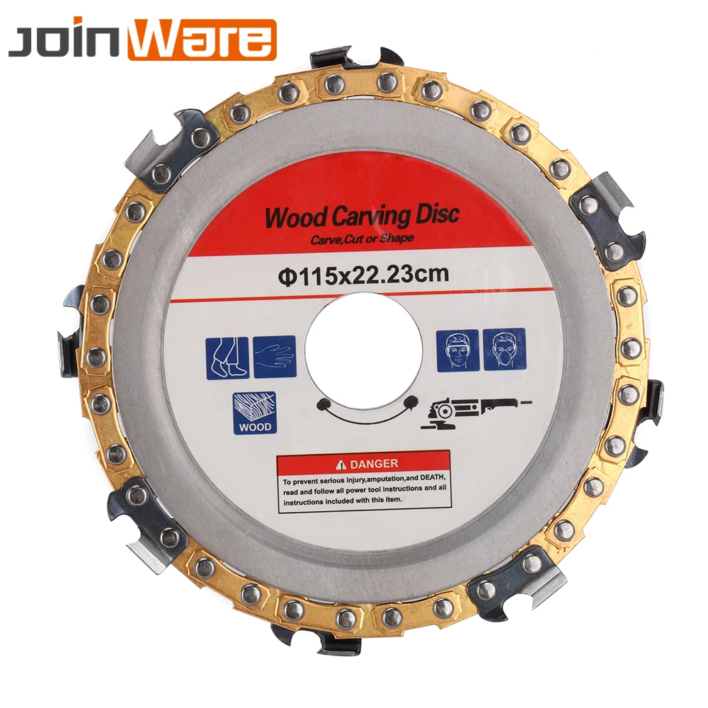 

5inch Grinder Disc Chain Woodworking Saw Blade Abrasive Cut Chain for 125x22mm Angle Grinder