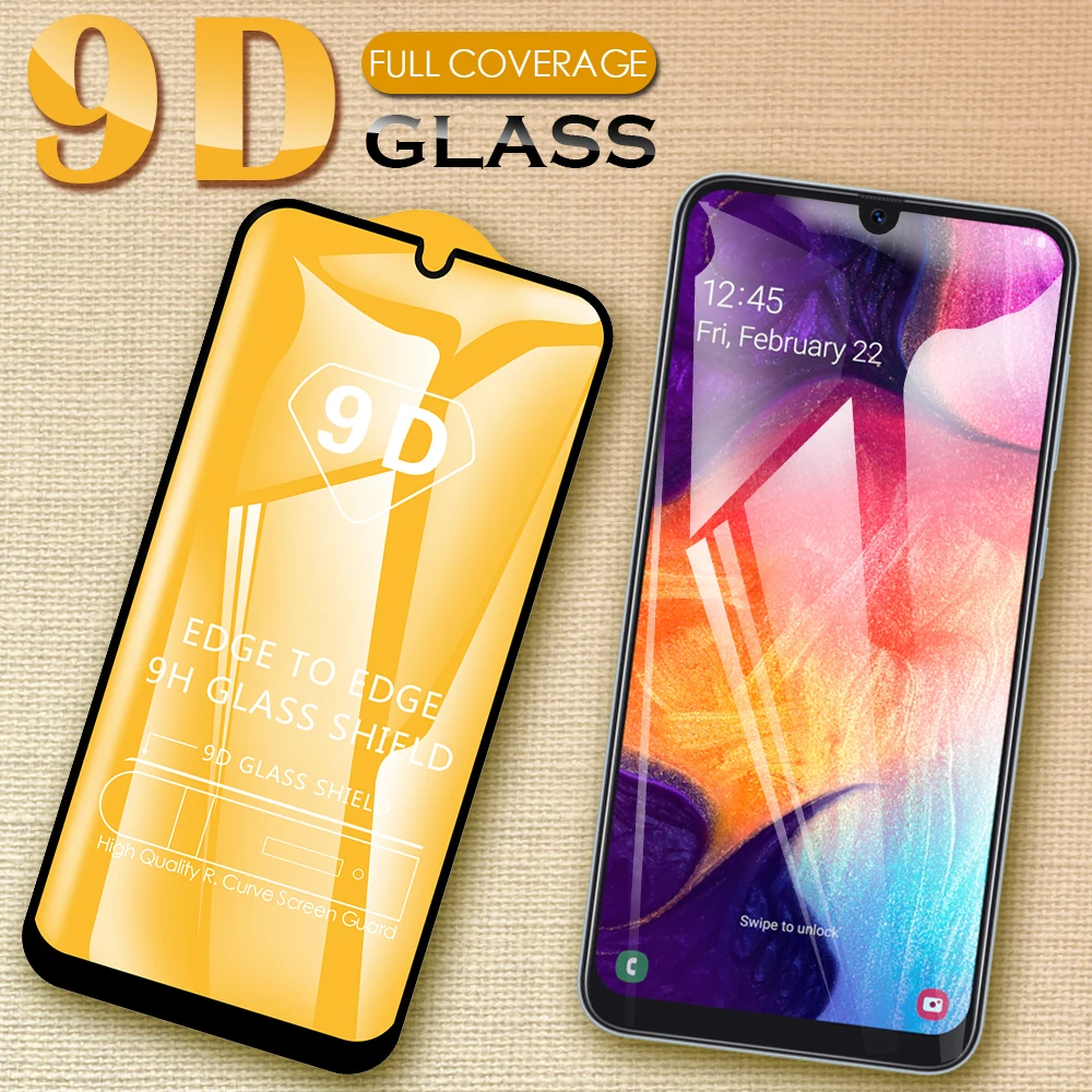 

9D Glass Film For Samsung Galaxy A80 A70 A60 A50 A40 A30 A20 A10 S10e Full Cover Screen Protector Tempered Glass M40 M30 M20 M10