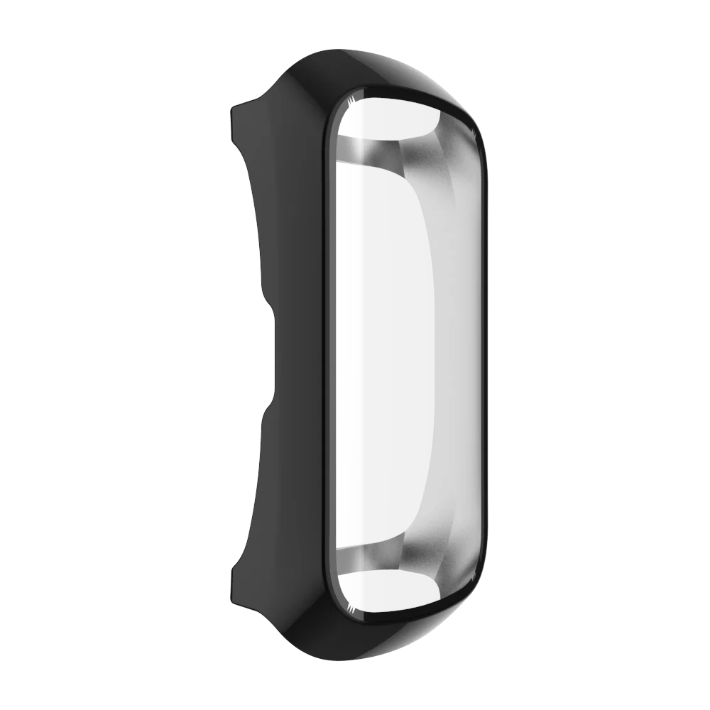 ТПУ Гальваническая пластина для samsung Galaxy Watch gear Fit E полный обернутый чехол - Цвет: black