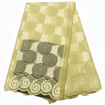 

fabric african tulle lace with stones 5yards for women dress 2019 high quality lace new purple lace fabric nigerian lace