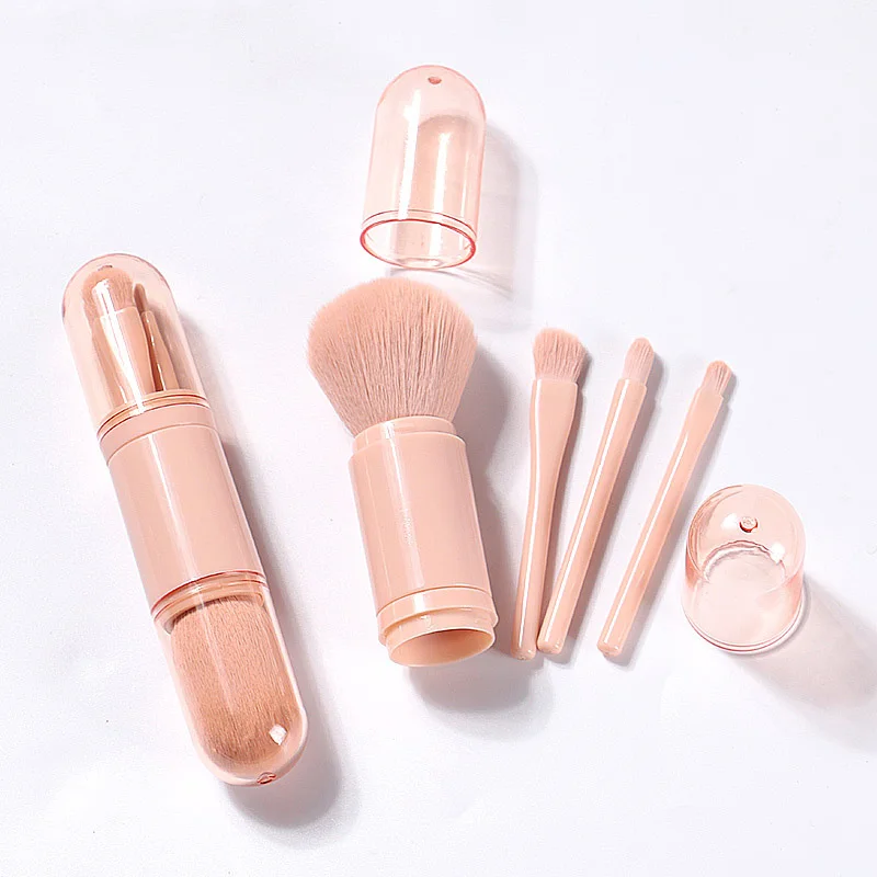 4 in 1 travel makeup brush