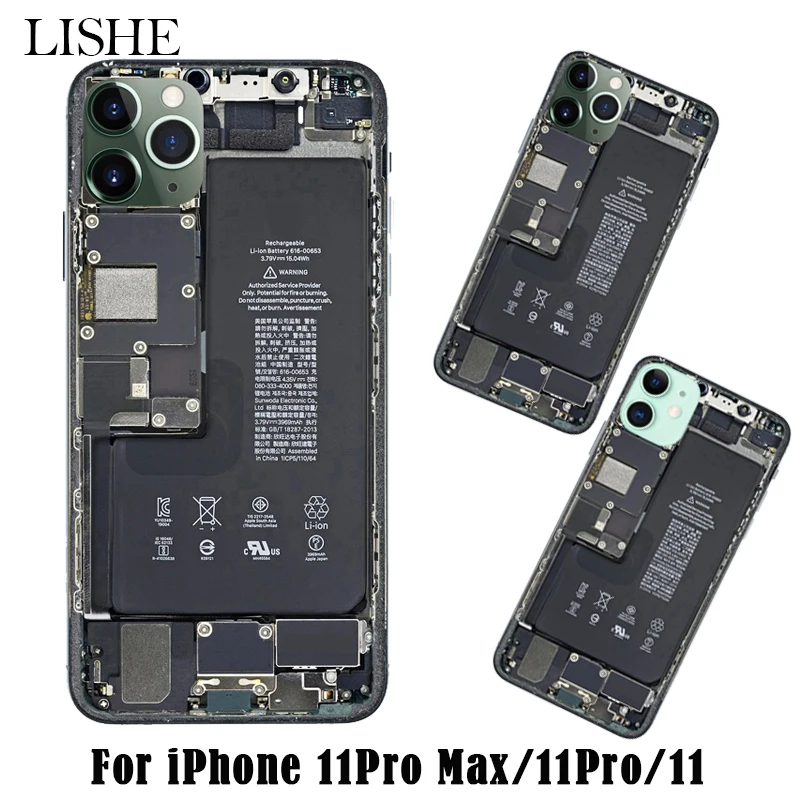 Запасная батарея, наклейка для телефона для iPhone 11 Pro Max 11 Pro 11, Новая классная забавная компонентная наклейка на заднюю панель s для iPhone 11 Pro 11