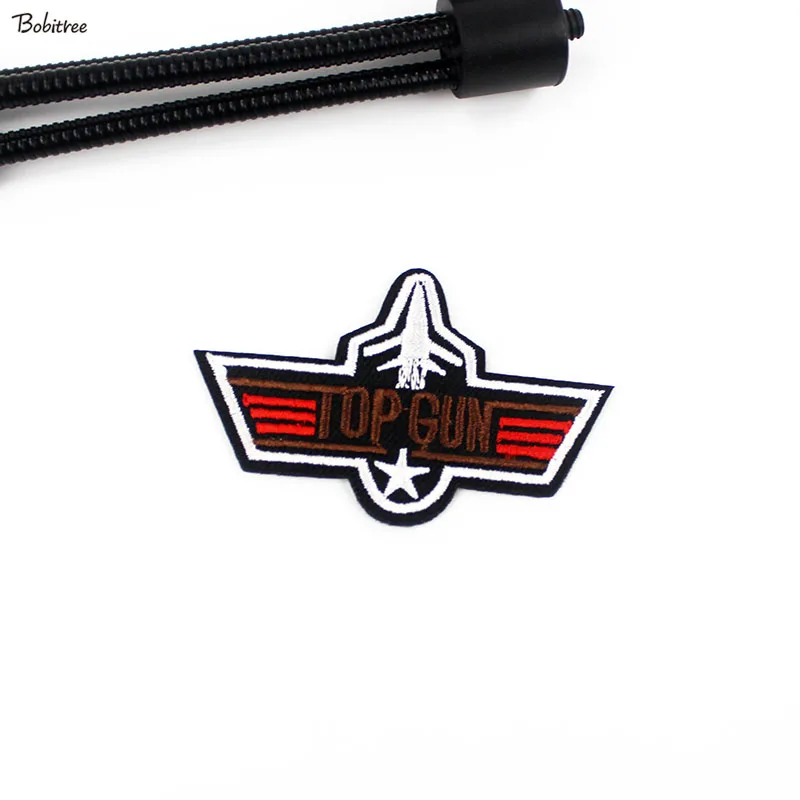 Air force Top gun Badge Patches iron on for cloth Jacket DIY Stripes Embroidery Cotton Fabric Sewing Appliques stickers