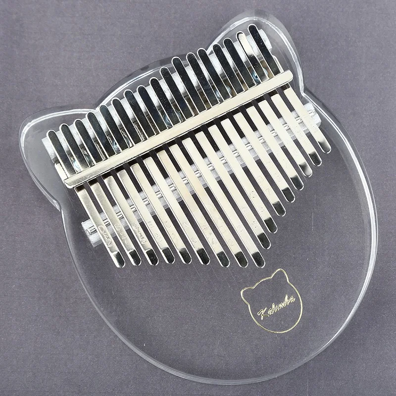 Горячий AD 17 ключ калимба акриловый палец фортепиано ключей Mbira прозрачный