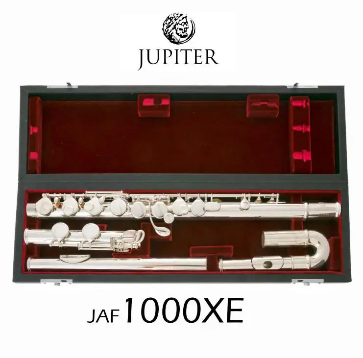 Абсолютно Jupiter JAF-1000XE альт флейта с прямой и изогнутой головкой суставов и сплит е механизм