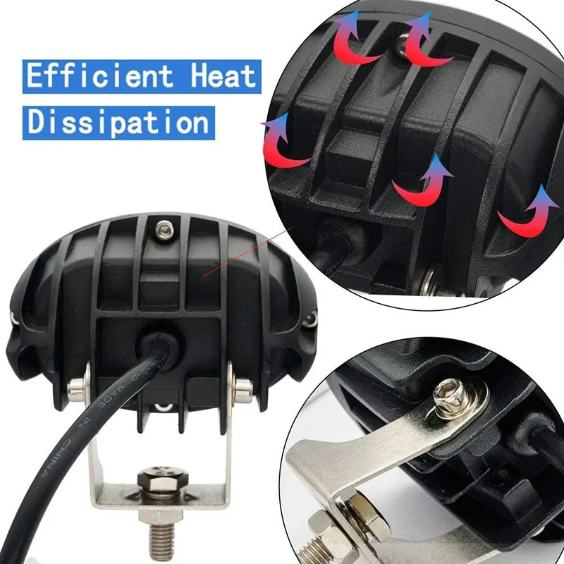 Fari LED Per Carrelli Elevatori - 2 Pezzi Luci Spot Lavoro Per Muletto - Foto 11