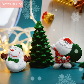 

Christmas Mold Tree Pine Cone 3D Silicone Cake Decoration Fondant Tools Snowflake DIY Candy Chocolate Resin Art Candle Moulds