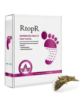 

10PCS/5Pairs Wormwood Health Body Detox Pad Foot Patch Acne Remove Slimming Cleansing Improve Sleep Quality Feet Stick