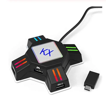 

Keyboard Mouse Converter Gamepad Controller Adapter Support All Major Mainstream Handles Keyboard Mouse For PS4 Switch