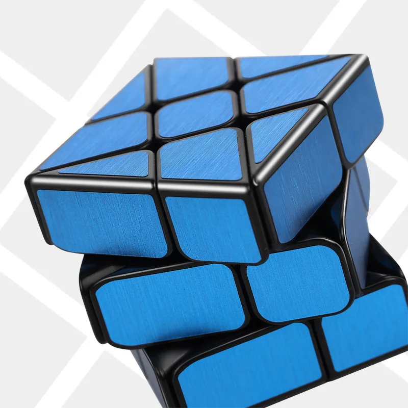 Yongjun YJ Hot Wheels Abnormity Cube Клейкая Бумажная щетка серебряный красный и синий креативный Кубик Рубика детская развивающая игрушка