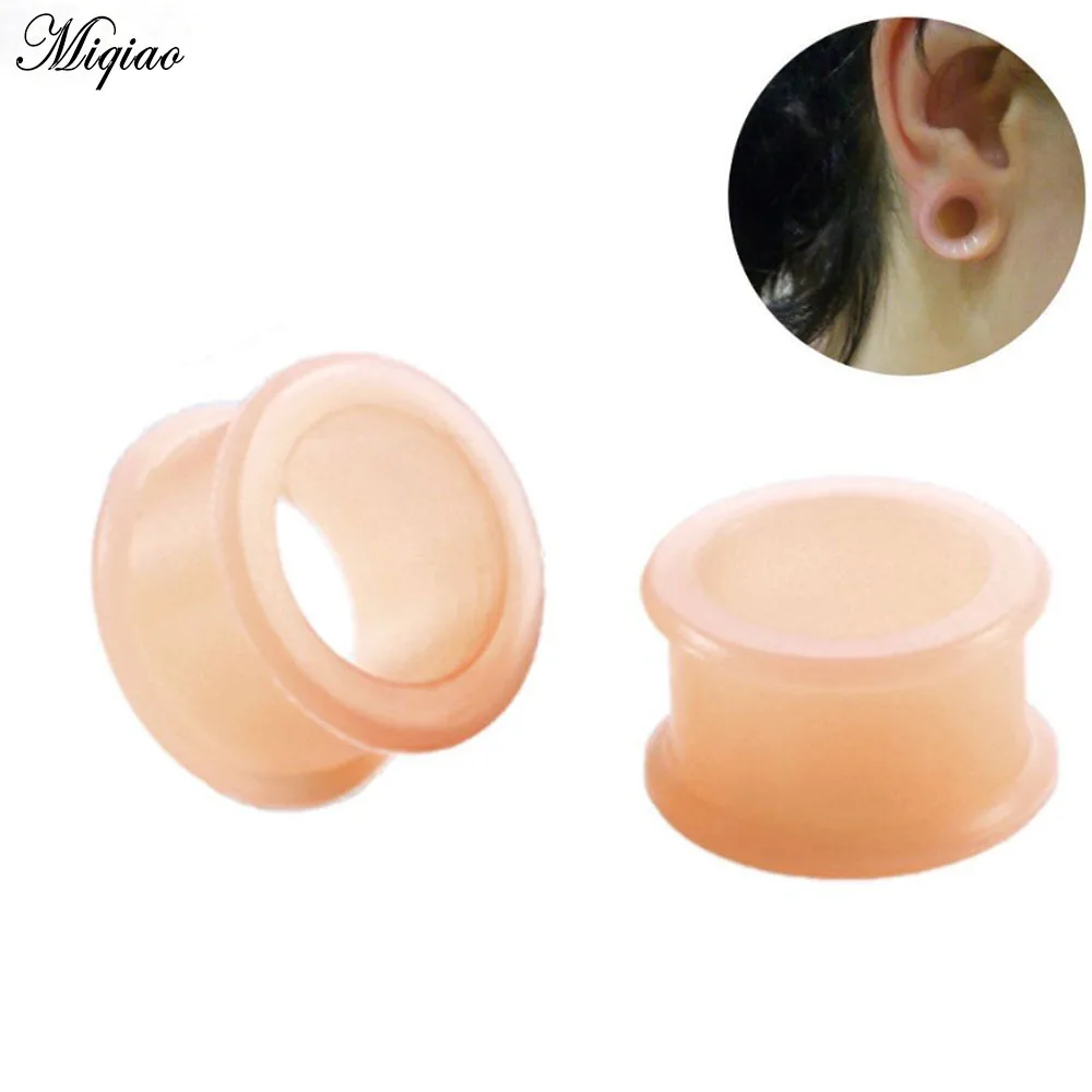 

Miqiao 2pc 3-25mm 2pcs Silicone Ear Plugs and Tunnels Expander Piercing Tunnel Ear Tunnels Stretchers Plug Oreille Ear Gauges