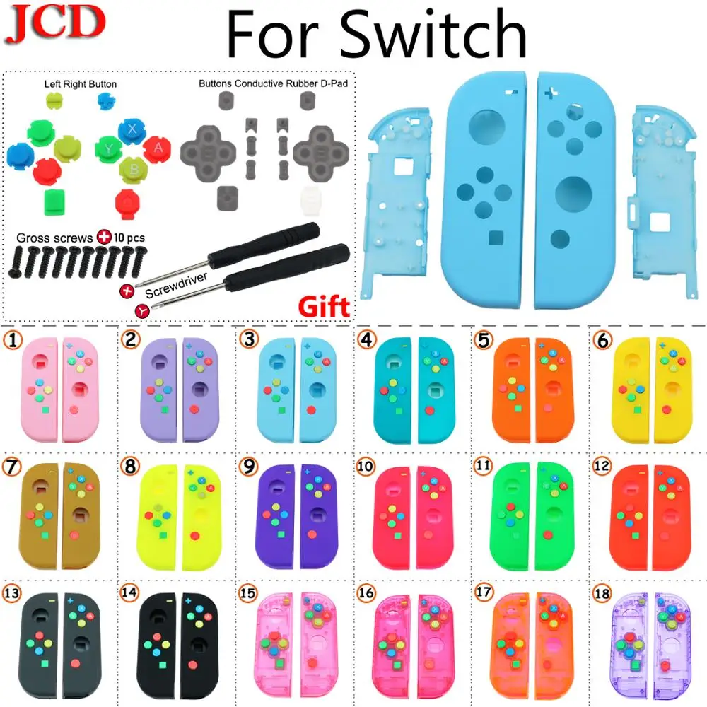 JCD Сменный корпус чехол для shand для переключателя контроллер NS для Joy-Con оболочка игра D-Pad Y Tri-Wing винты отвертка