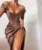 Townlike Stretch Satin Elegant Dress Women High Split Deep V Neck Sexy Party Dress 12
