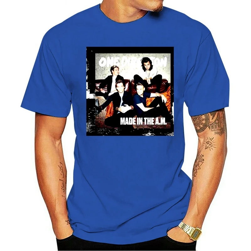 

2020 Leisure Fashion 100% Cotton O-neck T-shirt One Direction Ladies Made In The AM With Skinny Fitting White