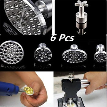 

Vehemo 6PCS Silver for Car Dent Puller Hail Removal Kit Repair Kit Dent Puller Hand Tool Lifter PDR New Remover