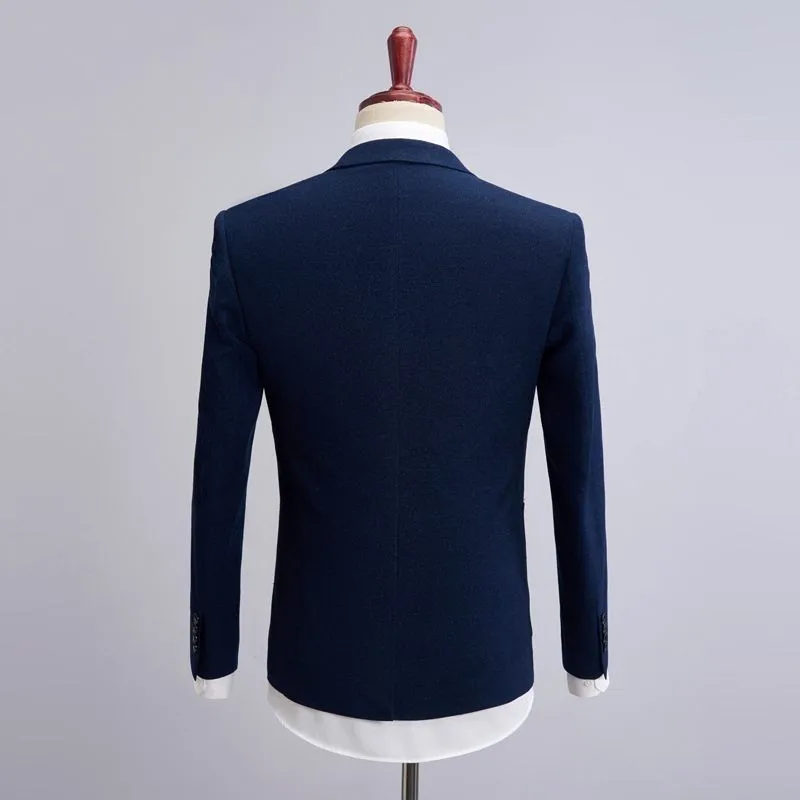 

Men Wedding Suits Elegant Groom Slim Fit Male 3 Piece Suit Pant Coat Latest Designs Business Casual Working Clothes 4XL New