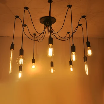

Chandelier DIY art spider Chandelier Lamp Chandelier modern Nordic retro Edison bulb retro loft retro Chandelier
