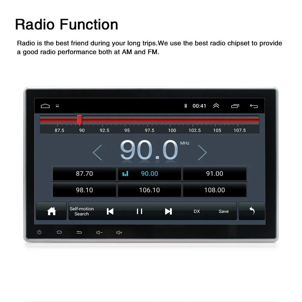 1din " Android 9,1 автомобильный Радио мультимедийный плеер универсальный автомобильный аудио стерео gps навигация Wifi Bluetooth MP5 плеер головное устройство