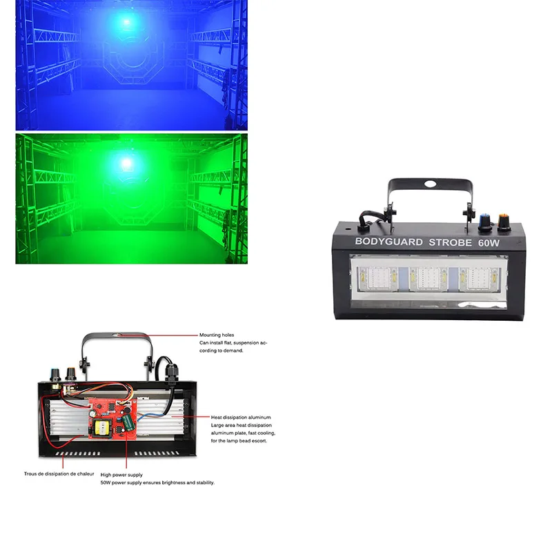 Светодиодный бодиоград стробоскоп световая вспышка Рождественский проектор стробоскопы лампа проблесковый маячок барное сценическое освещение домашние Вечерние