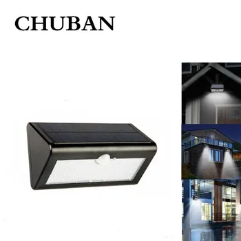 

CHUBAN Solar Powered Fence Deck Lights Wall Stairs LED Outdoor Garden Lamp Outdoor 3 Modes Motion Sensor Wall Lamp Night Light