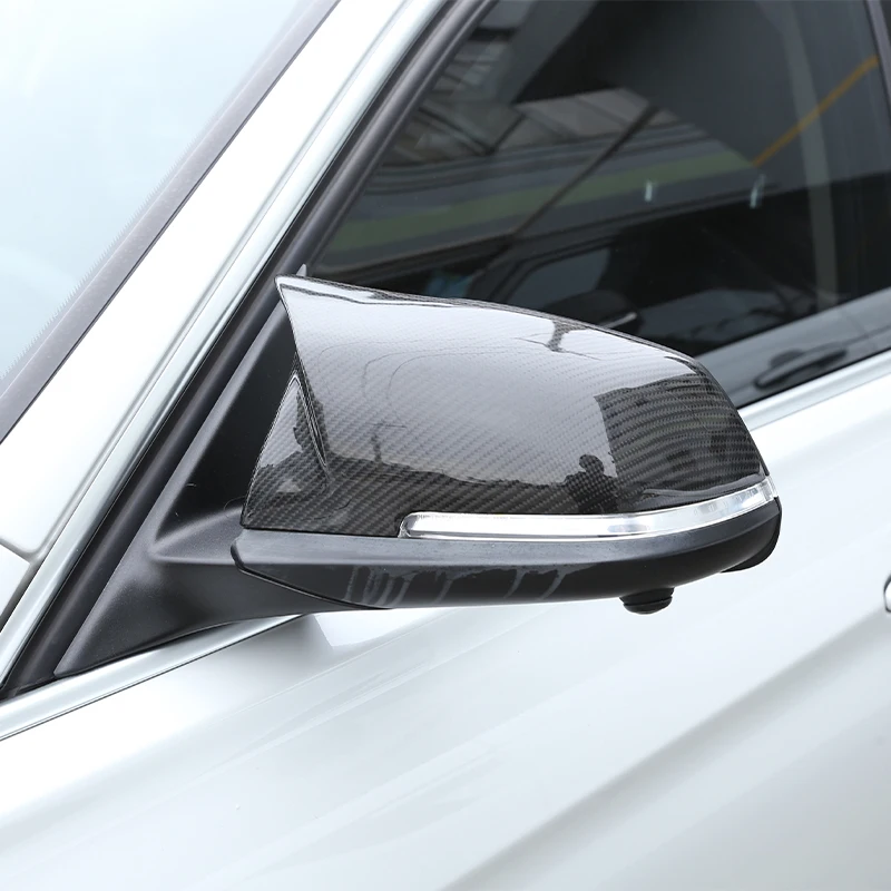 Real Carbon Fiber Car Rearview Mirror Cover Trim Auto Replacement Parts For BMW F20 F21 F22 F23 F45 F46 F34 F35 F32 F33 X1 E84