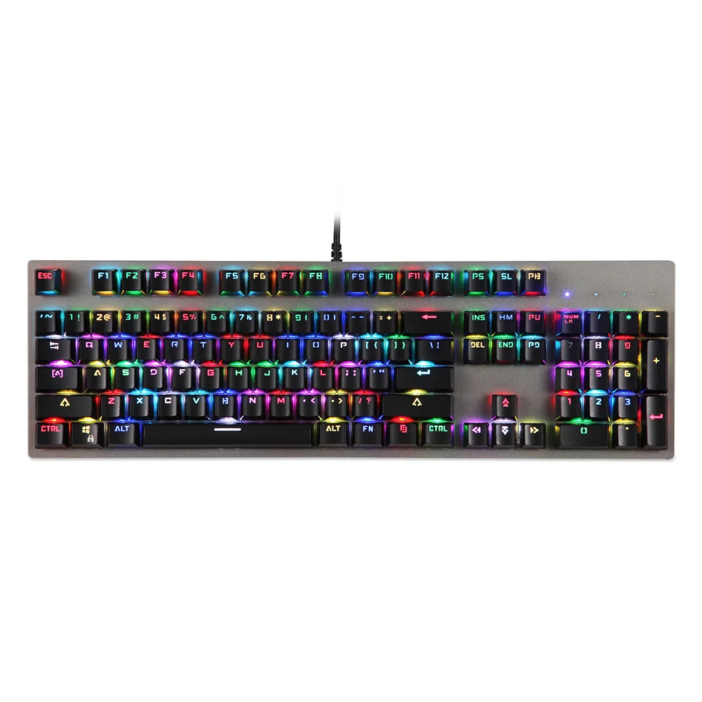 

Mechanical Keyboard Kailh Box Switch USB Wired RGB Backlight 104 Keys for Gaming LHB99