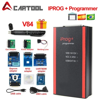 

V80 Iprog Pro Programmer IPROG+ Support IMMO + Mileage Correction + Airbag Reset till year 2019 Replace Carprog Digiprog Tango
