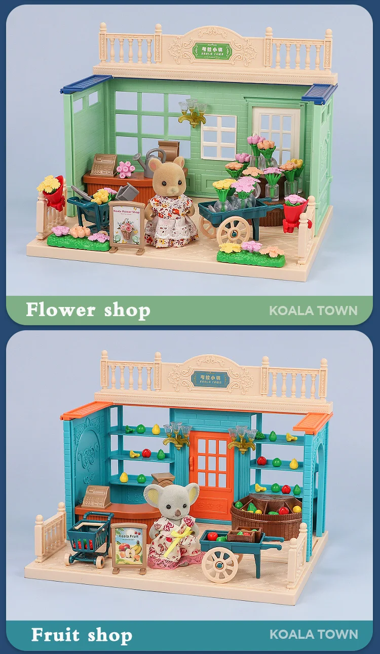 1:12 2 nostalgie-tapetes-tienda de juguetes-casa de muñecas-muñecas Tube 