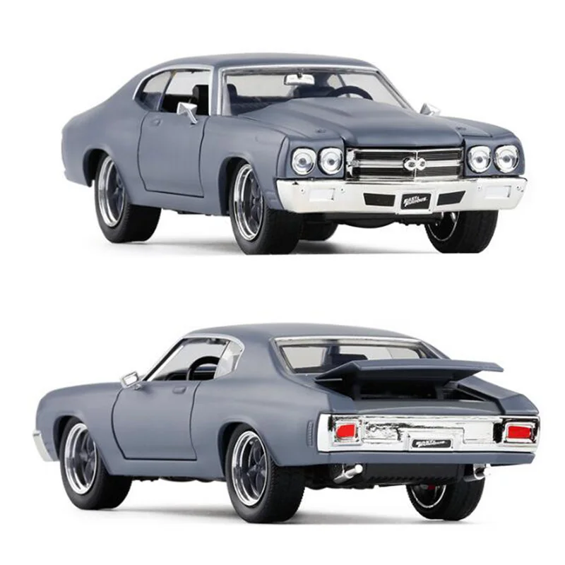 1:24 Масштаб литья под давлением сплав модель автомобиля Chevrolet DOM'S SS гоночные оттягивающие транспортные средства игрушки дорожный подарок F Дети Малыш вентиляторы коллекция