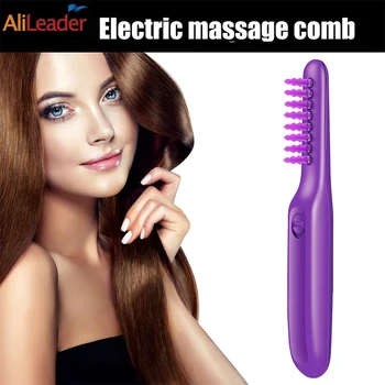 

Alileader Electric Detangling Hair Knot Brush Hair Curly Detangle Brush Smooth Detangler Rotating Combs Quickly Effectively Hair