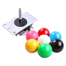 Аркадный джойстик DIY красный шар 4/8 способ джойстик бои палка части для аркадной игры строительство очень грубый