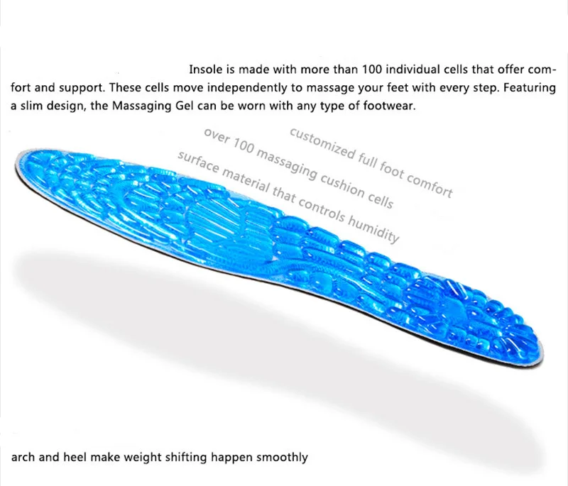 Arch Suport Insoles Women Unisex Support Sport Shoe Insert Cushion for Men Sweat Breathable Silicone Damping