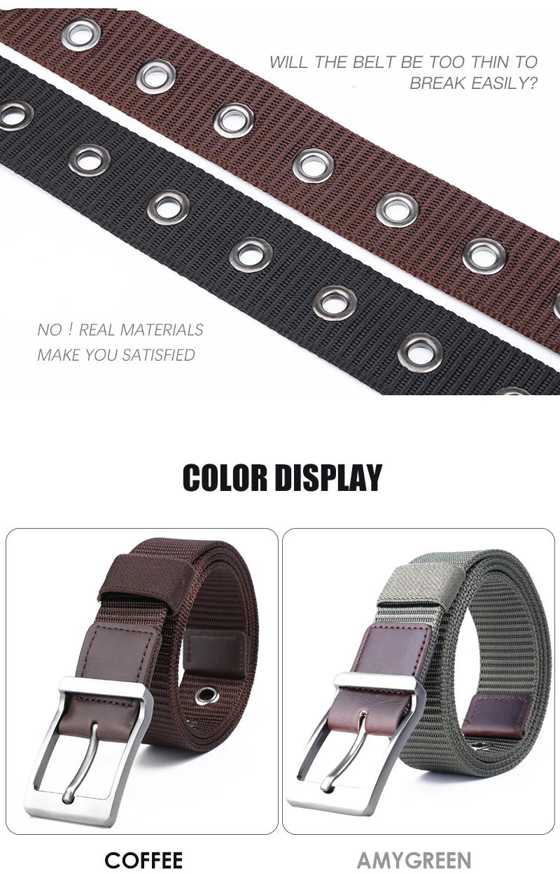 Outdoor training belt carabiner for Men nylon webbing wide Belts Sports hook Canvas Tactical belt military metal Alloy buckle