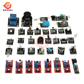 

37 in 1 Sensor Modules 37in1 Kit for Arduino UNO R3 MEGA 2560 MCU Learning Sensor Module