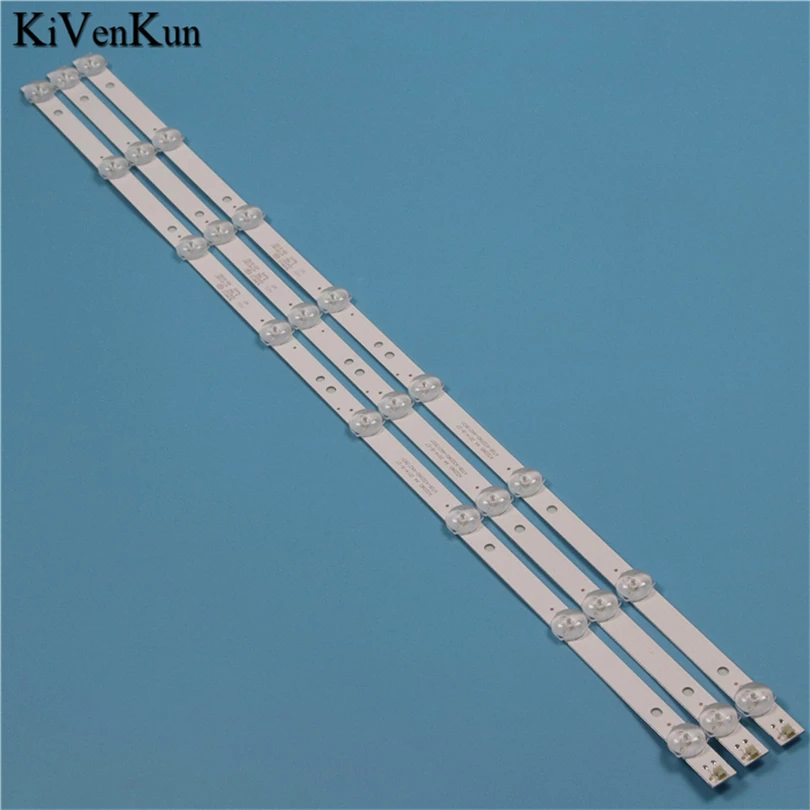 

Лампы под телевизор Светодиодная лента-подсветка для TCL LE32D59 LE32D99 LE32D8800 ТВ бары комплект светодиодных полос 4708-K320WD-A4213K01 KB-6160 K320WD линейки