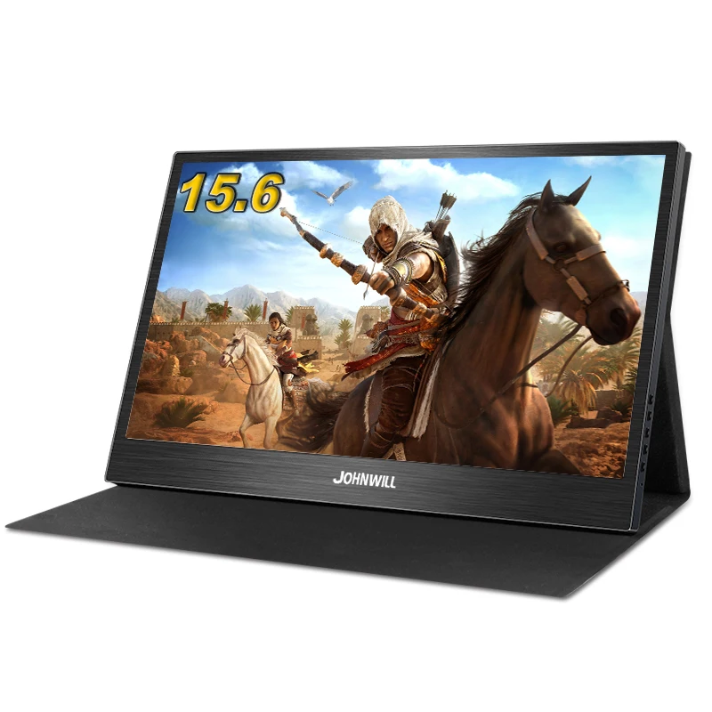 Портативный монитор 15 6 дюймов ЖК дисплей Тип USB C Hdmi ips 1080p HD для PS4 ноутбук телефон