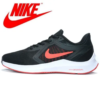 

Original Nike Air Zoom PEGASUS 10 Men's Mesh Breathable Running Shoes Size 40-45 Black Red