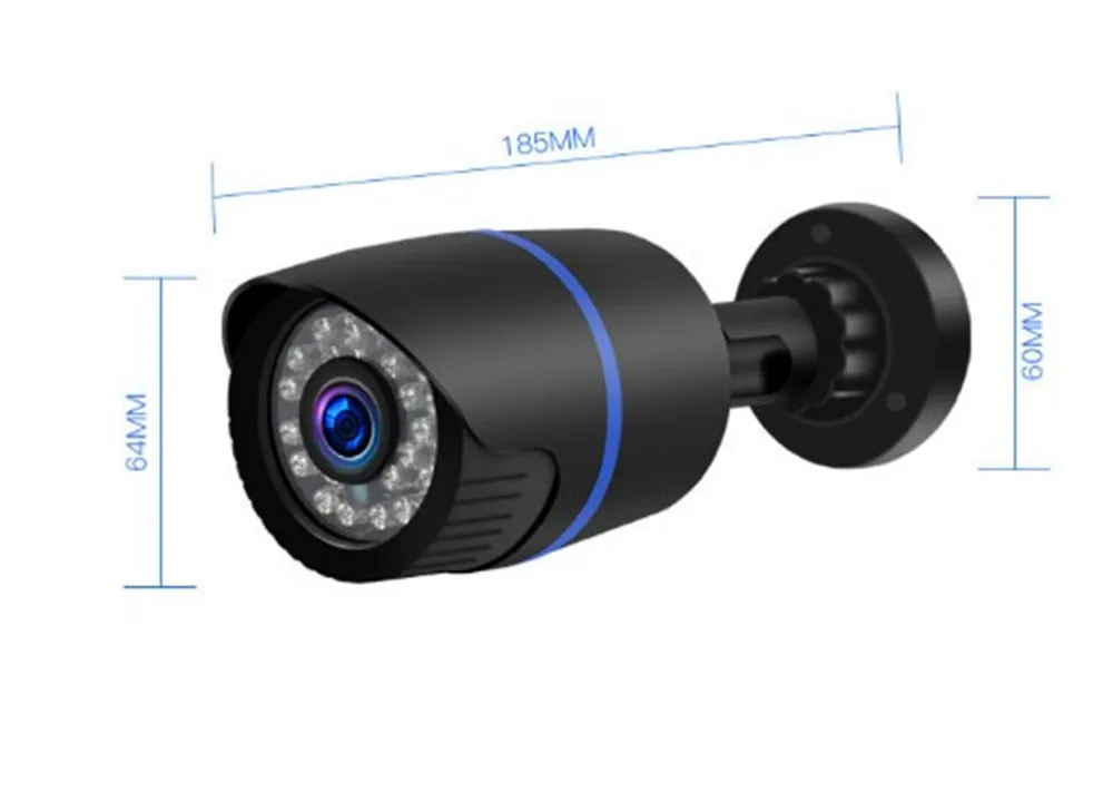 2MP 1080P 24LED ночного видения водонепроницаемый безопасности Пуля CCTV камера беспроводная ip-камера для внутренней сети