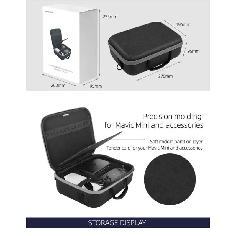 Buy Handbag Shoulder Bag Storage Protective Bag Storage Box for DJI Mavic Mini Drone Y5GE